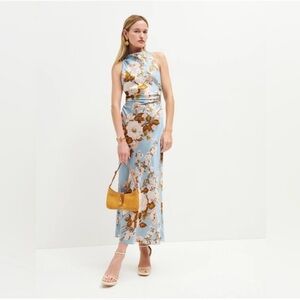 Reformation Casette Silk Dress
